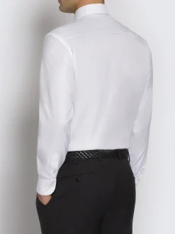 Discount Brioni Essential Ventiquattro cotton formal shirt White