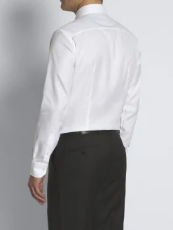 Fashion Brioni Essential Ventiquattro cotton formal shirt White