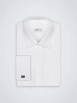 Best Brioni Hand-painted cufflinks Silver