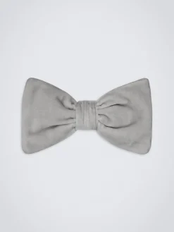Sale Brioni velvet bow tie Ice grey