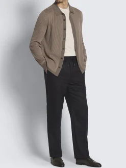 Online Brioni cashmere and silk T-shirt Ivory white