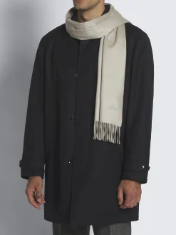 Fashion Brioni cashmere scarf Ivory white