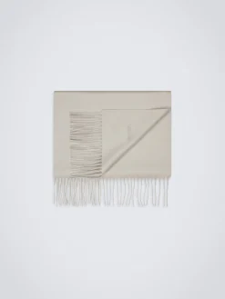 Fashion Brioni cashmere scarf Ivory white