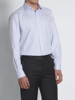 Hot Brioni Ivory white Sea Island cotton and wool Elba trousers