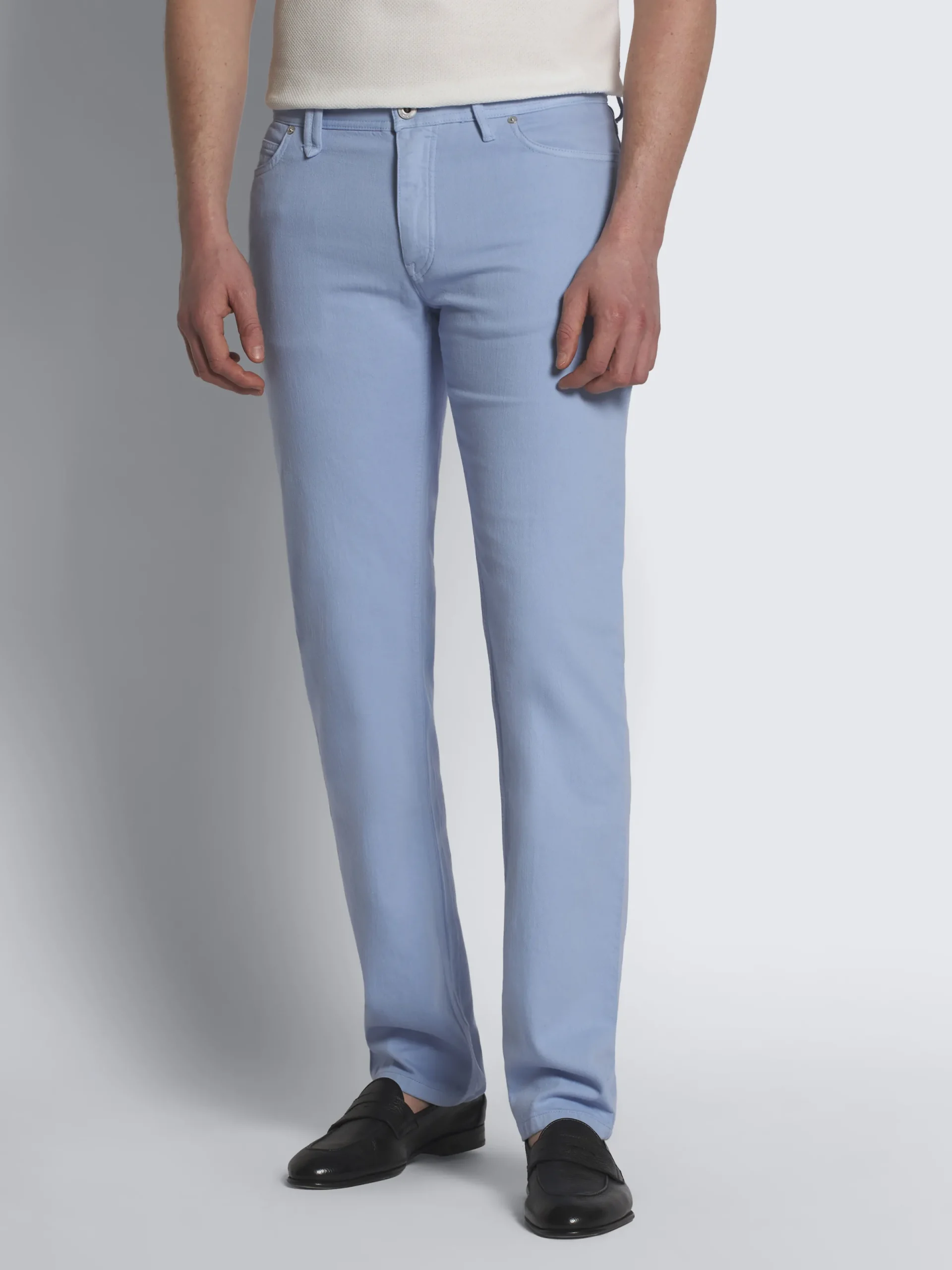 New Brioni cotton Meribel jeans Light blue