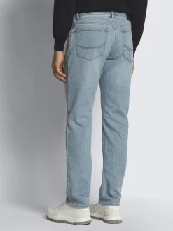 Best Brioni organic stretch cotton Meribel jeans Light blue