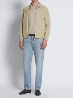 Fashion Brioni stretch cotton Merano jeans Light blue
