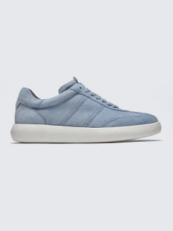 Outlet Brioni suede Olympia sneakers Light blue