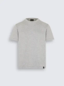 Sale Brioni Light grey Sea Island cotton T-shirt