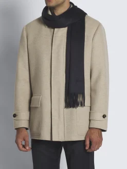 Best Brioni cashmere scarf Midnight Blue