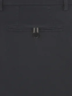 Clearance Brioni organic stretch cotton Pienza trousers Midnight Blue