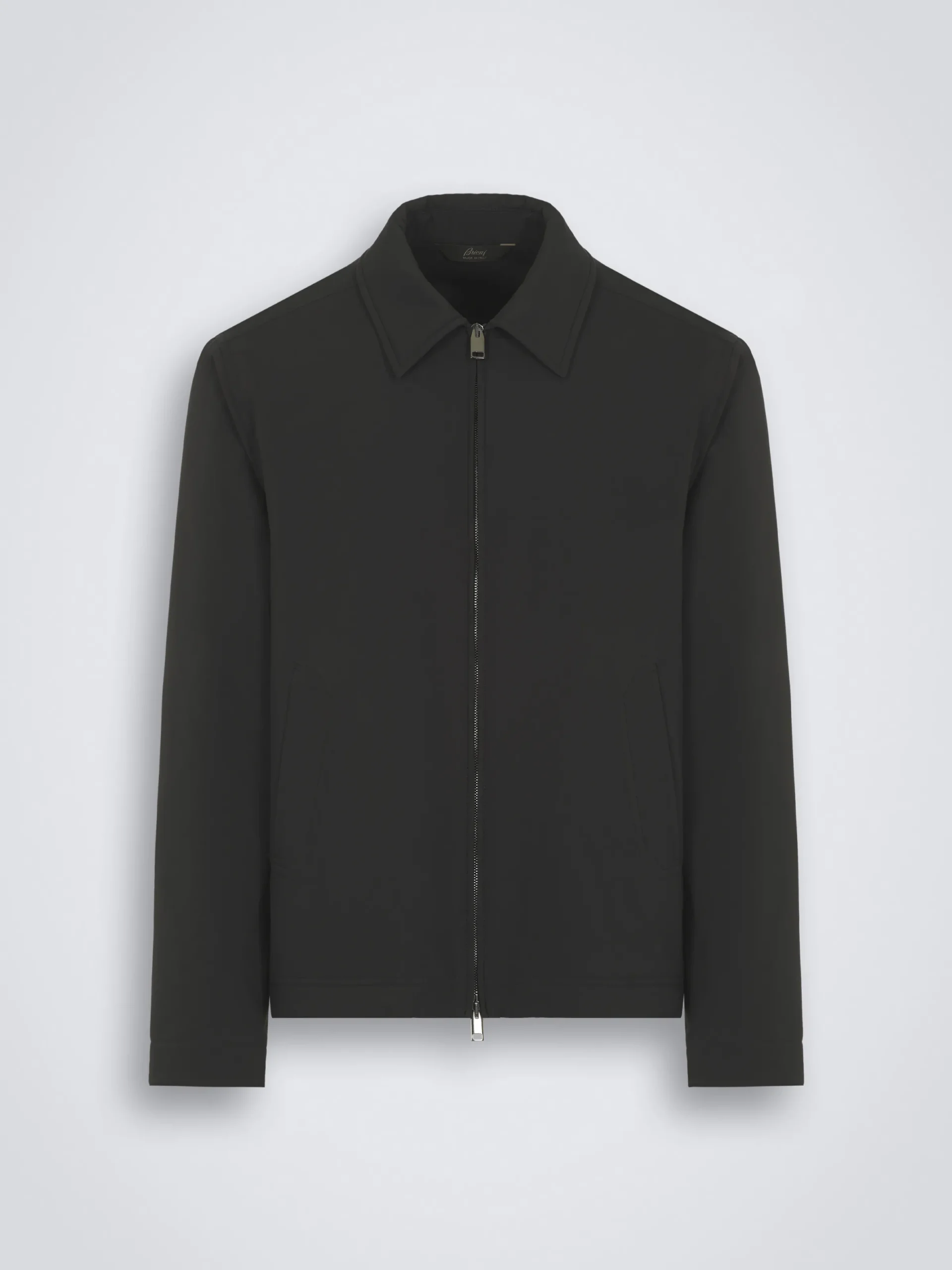 Clearance Brioni Performa shirt collar blouson Midnight Blue