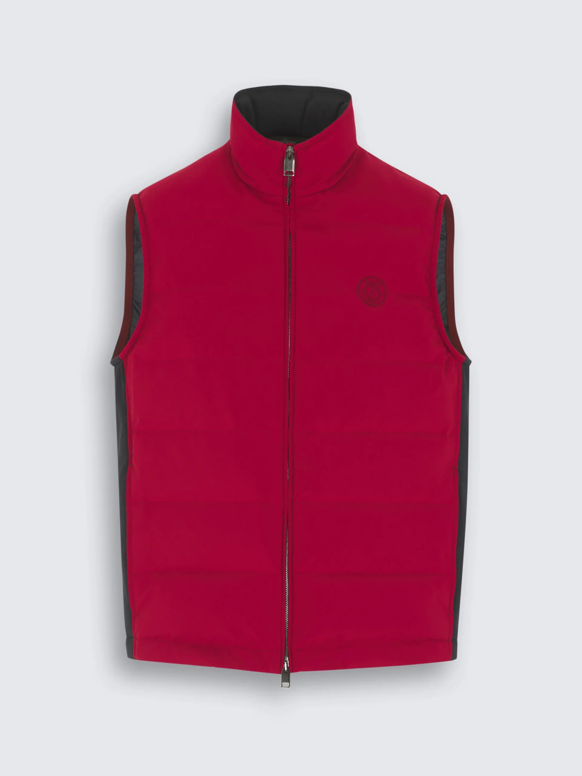 Outlet Brioni Midnight blue stretch cotton gabardine Journey trousers