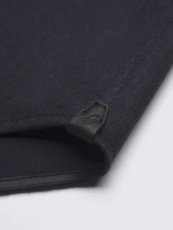 New Brioni cashmere, silk and vicuña Vagabond overshirt Navy blue