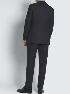 New Brioni checked Escorial wool Brunico suit Navy blue