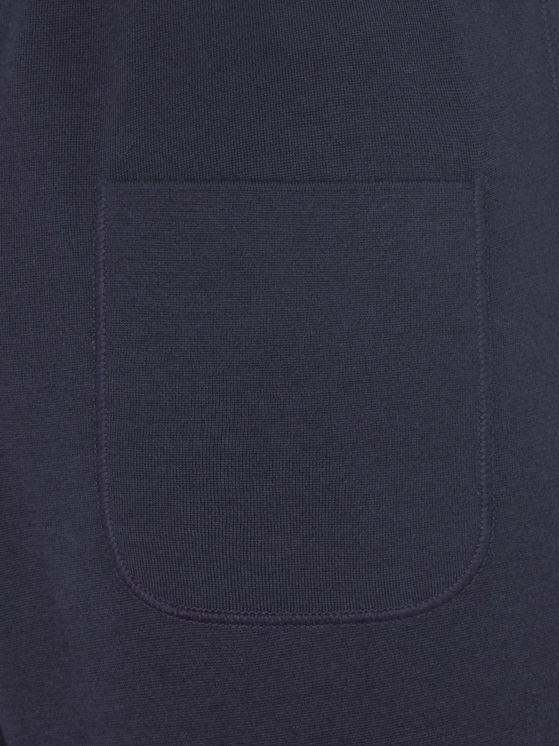 Hot Brioni cotton, cashmere and silk knit trousers Navy blue