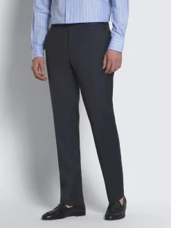 Discount Brioni herringbone Super 160's wool Brunico suit Navy blue