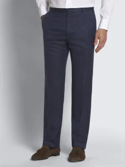 Hot Brioni herringbone Super 150's responsible wool Brunico suit Navy blue