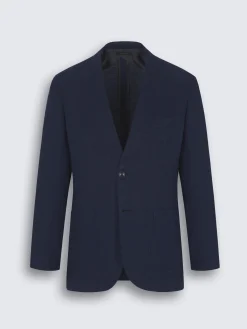 Online Brioni Navy blue linen, wool and silk Jardigan