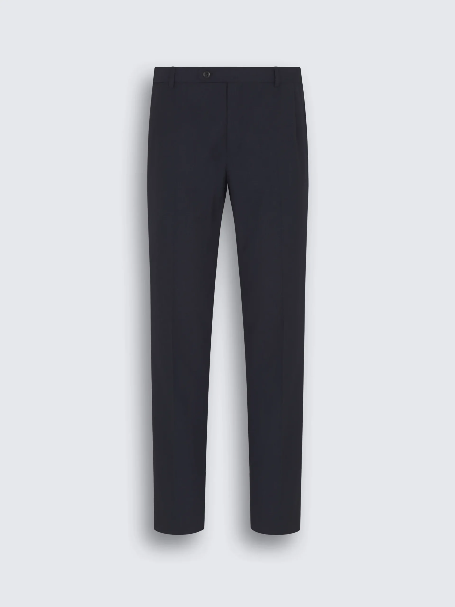 Outlet Brioni micro-checked wool Journey trousers Navy blue