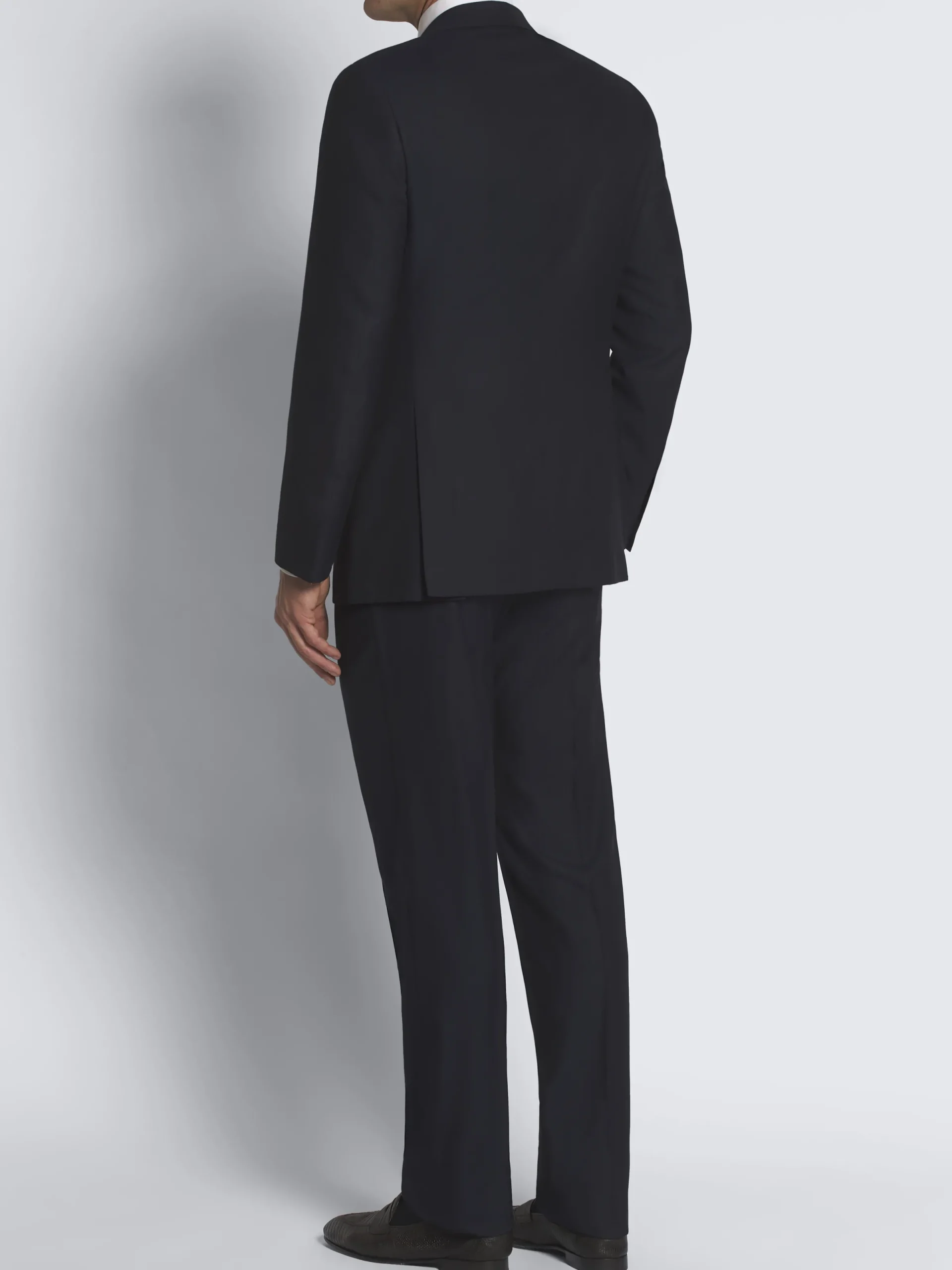 Online Brioni pinstriped Super 210's wool Brunico suit Navy blue