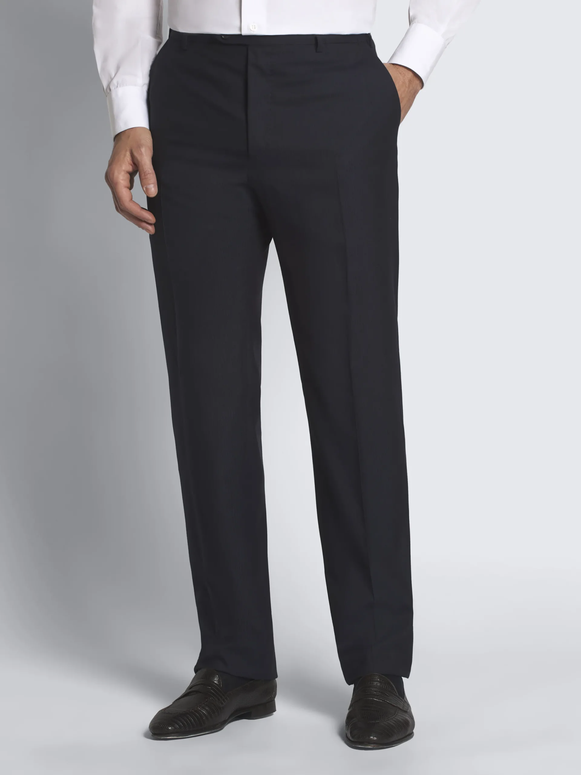 Online Brioni pinstriped Super 210's wool Brunico suit Navy blue