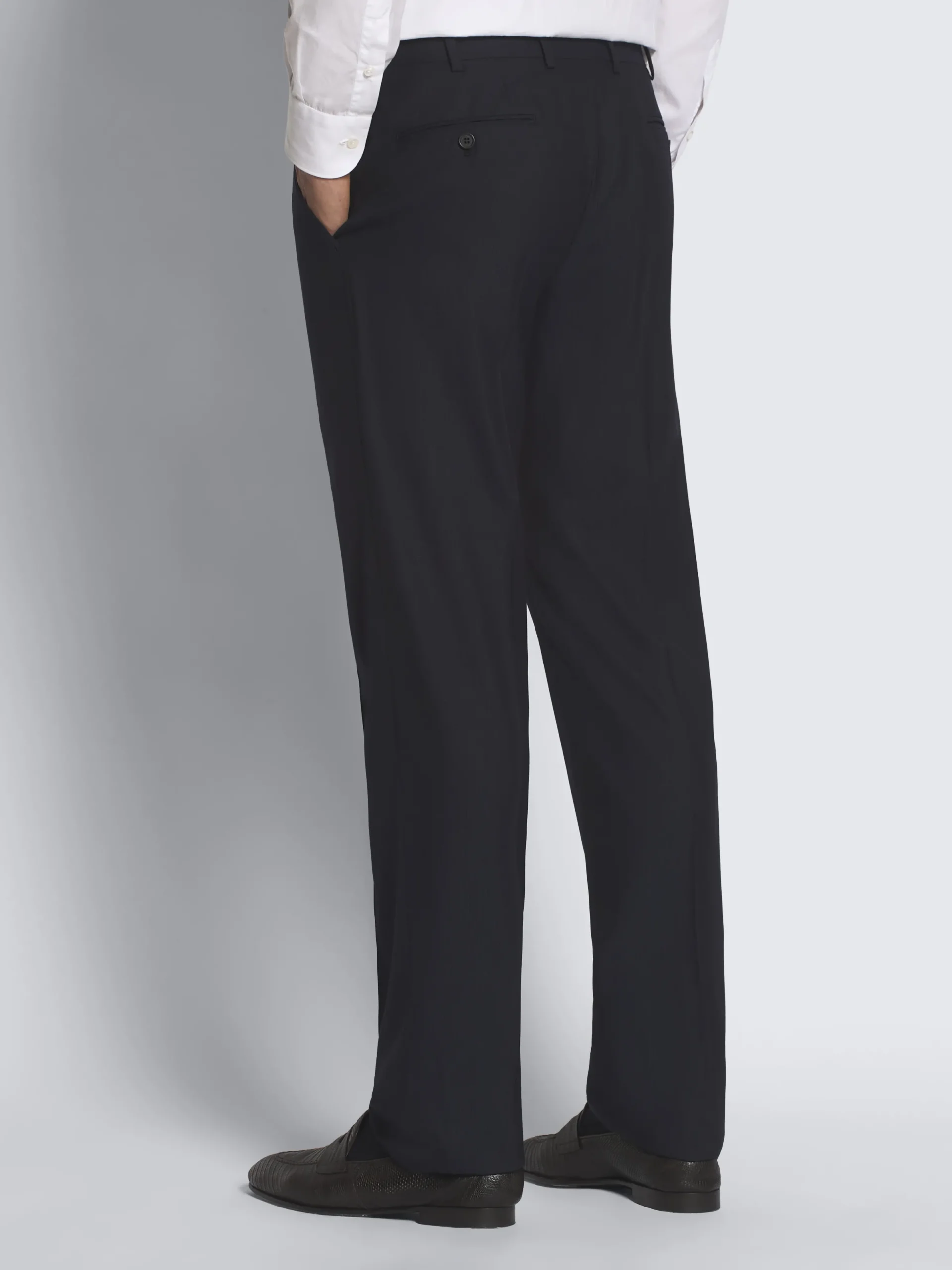 Online Brioni pinstriped Super 210's wool Brunico suit Navy blue