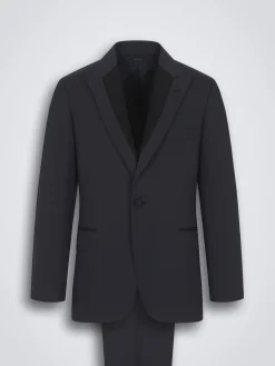 Outlet Brioni wool and mohair Trevi tuxedo Navy blue