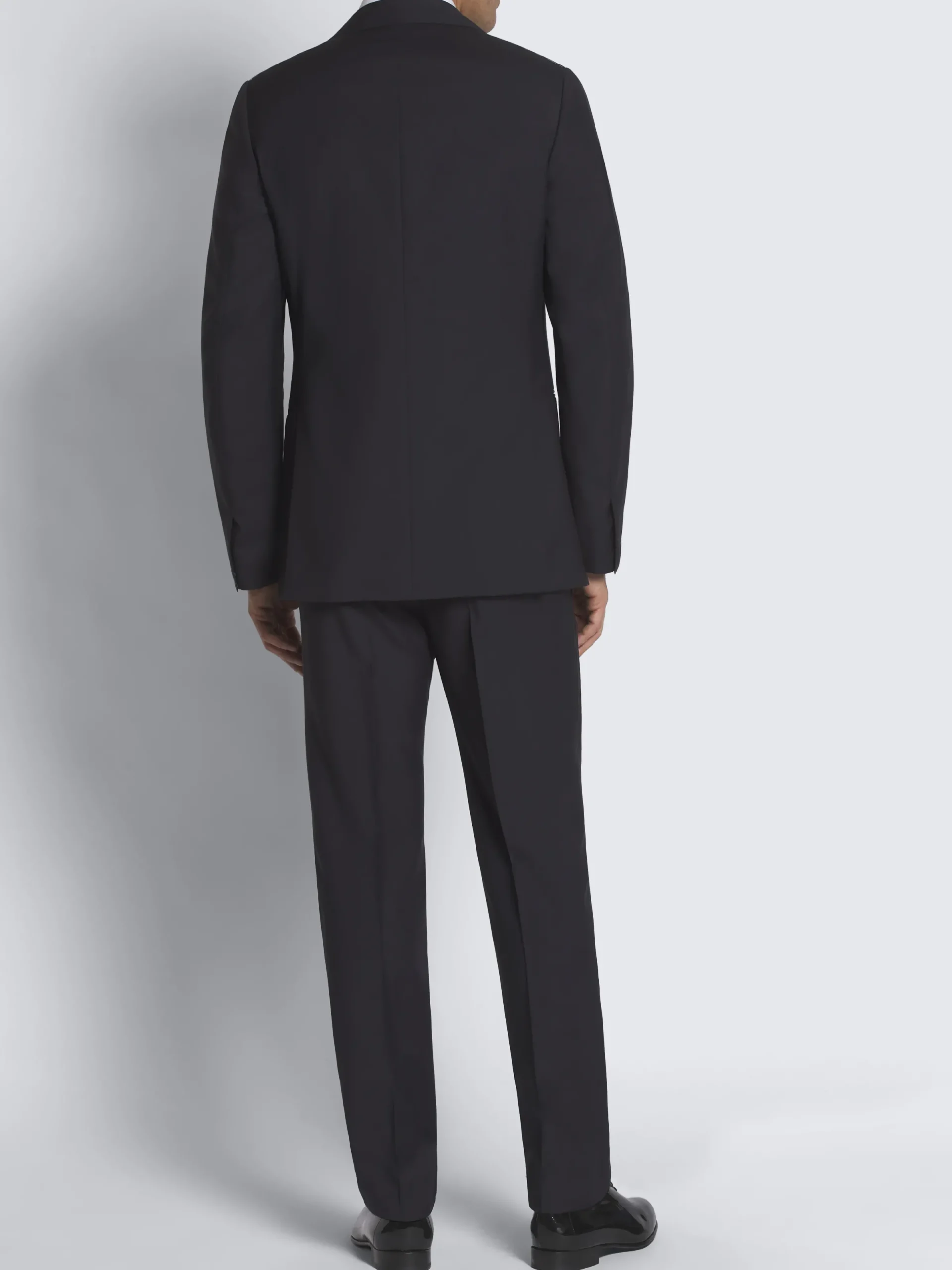 Outlet Brioni wool and mohair Trevi tuxedo Navy blue