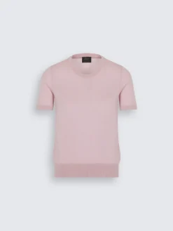 Discount Brioni Pink cashmere and silk T-shirt
