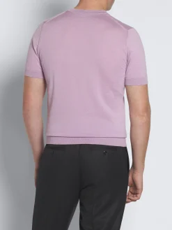 Fashion Brioni Pink cashmere and silk T-shirt