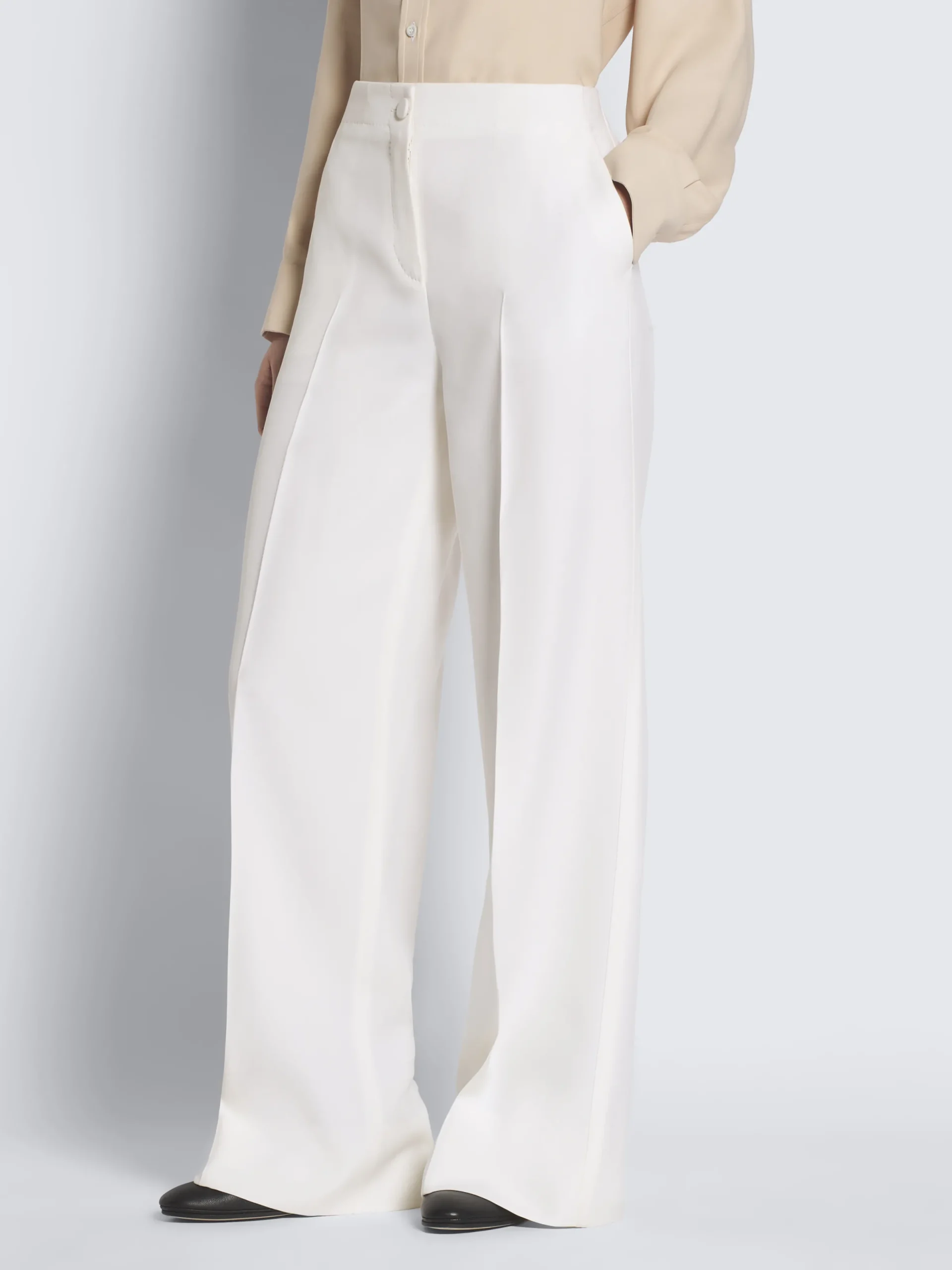 Online Brioni Red cashmere and silk long-sleeved polo