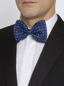 Clearance Brioni silk bow tie Royal blue