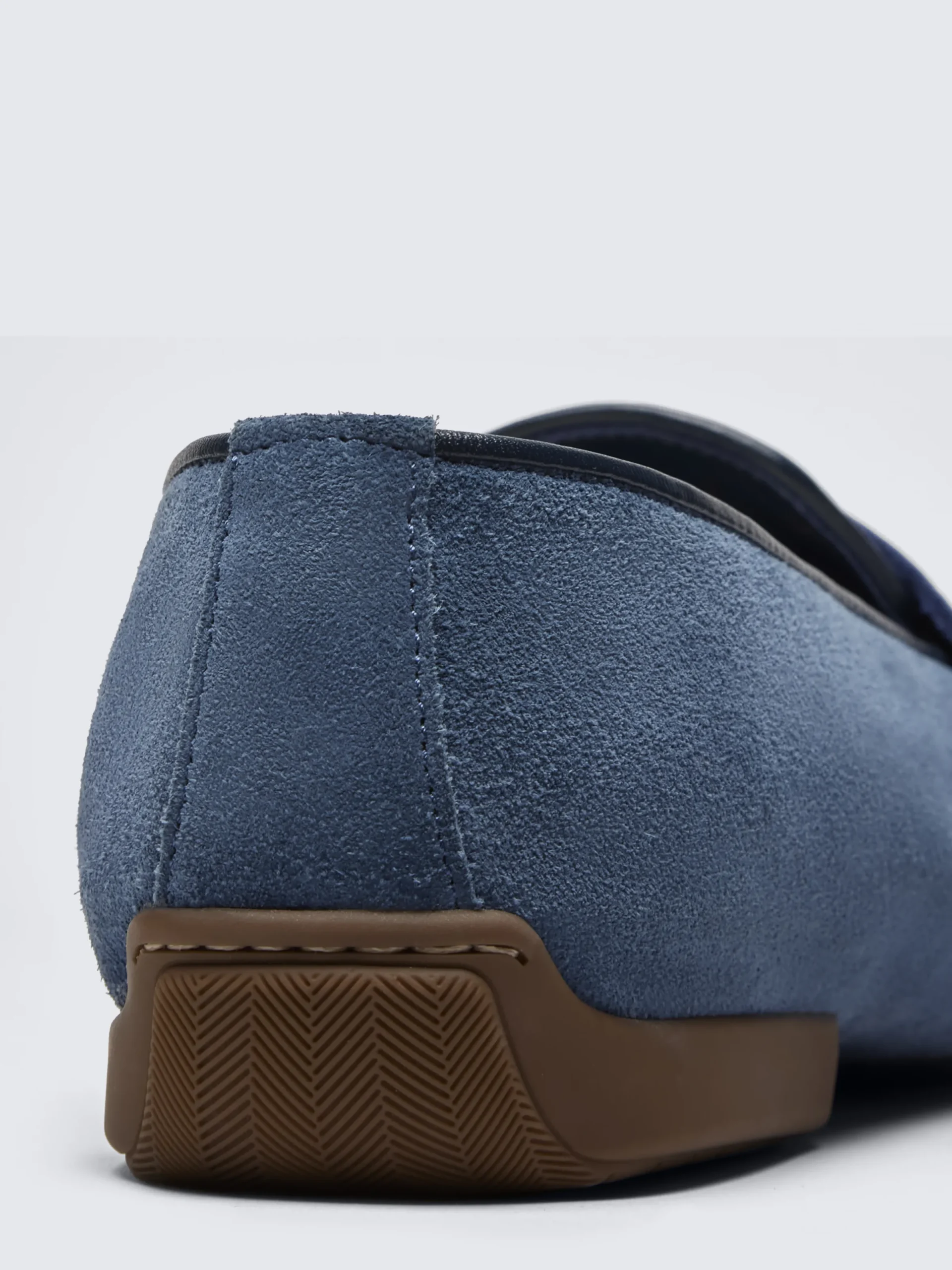 Hot Brioni suede Monza driver loafers Sapphire blue