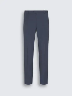 Sale Brioni Super 130's wool sharkskin Journey trousers Steel blue