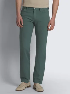 Best Brioni cotton Meribel jeans Teal green