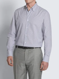 Best Brioni White and checked cotton hidded button-down shirt Grey