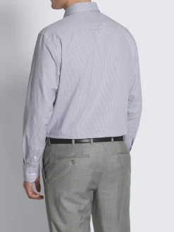 Best Brioni White and checked cotton hidded button-down shirt Grey