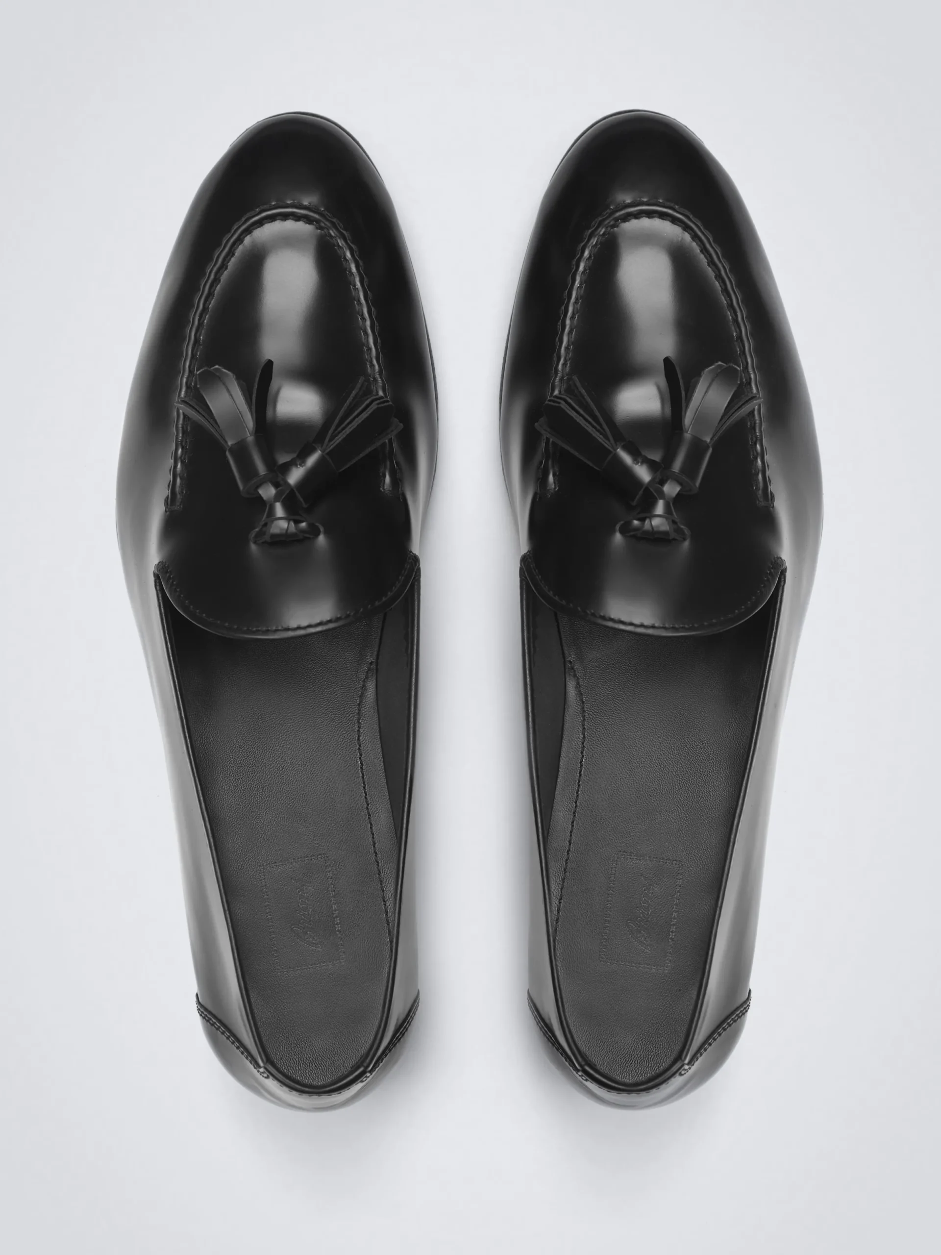 Best Brioni White and lead grey striped cotton twill shirt