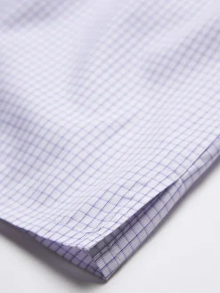 Discount Brioni and lilac checked Giza 45 cotton boxer shorts White