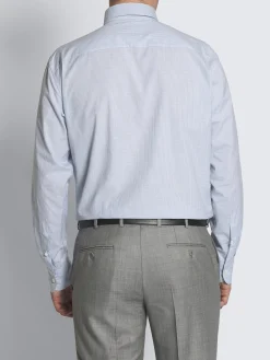 Fashion Brioni White and checked cotton hidden button-down shirt Petroleum blue