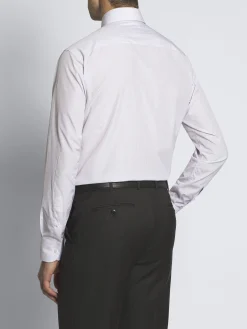 Best Brioni and purple striped Giza 45 cotton formal shirt White