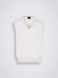 Sale Brioni cotton, silk and cashmere vest White