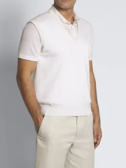 Sale Brioni cotton, silk and cashmere vest White
