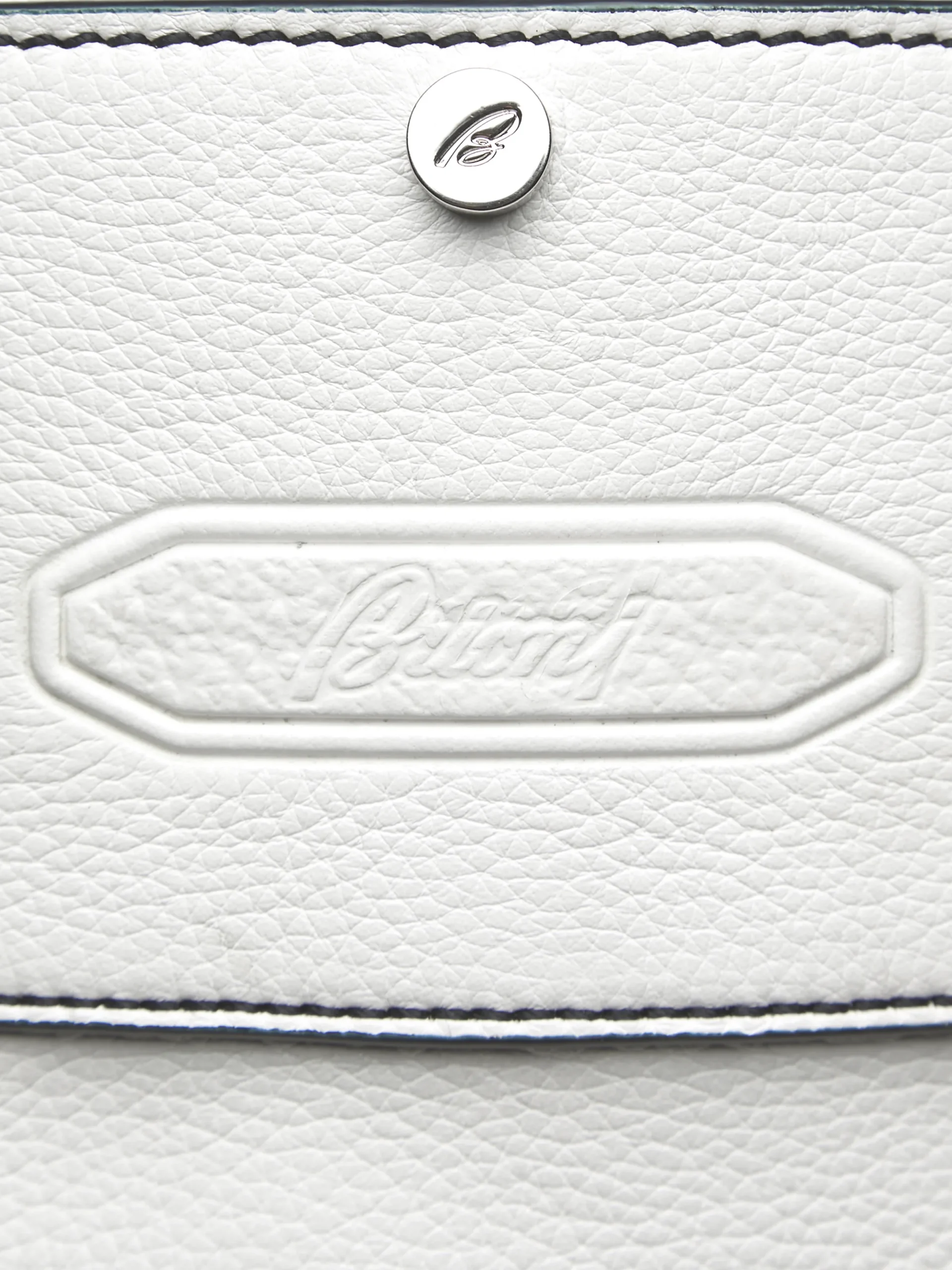 Hot Brioni White grained leather golf club holder