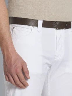 Fashion Brioni White organic cotton gabardine Meribel trousers