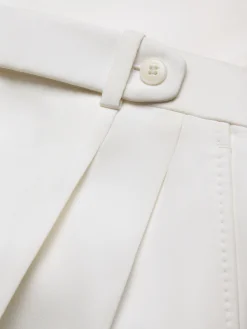 Sale Brioni White silk cady shorts