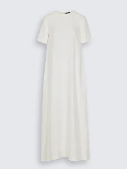 Online Brioni White silk cady T-shirt dress