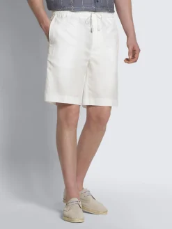 Best Brioni White silk seersucker Asolo shorts