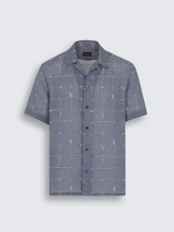 Best Brioni White silk seersucker Asolo shorts